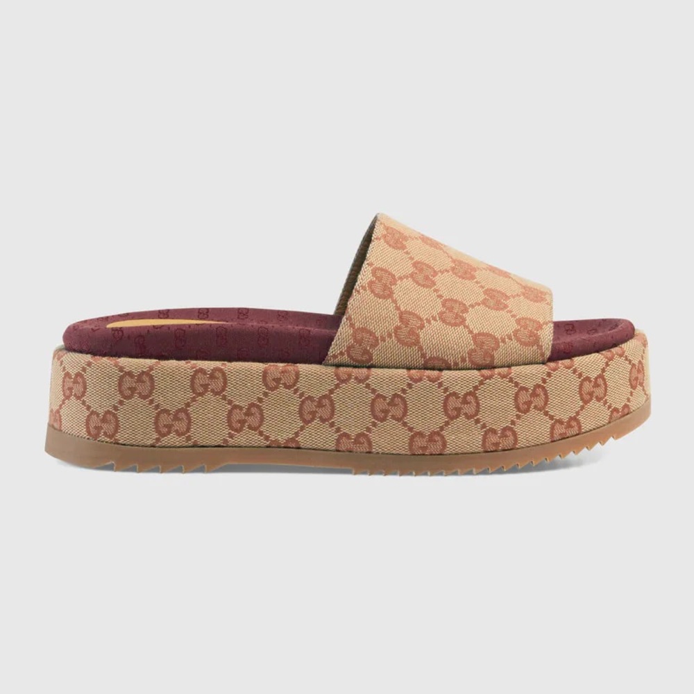 Gucci GG Platform Slides